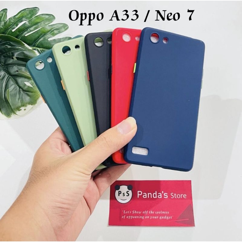 Case Oppo A33 Lama / Neo 7 Babycase Makaron Full Color Softcase Oppo A33 -PsS