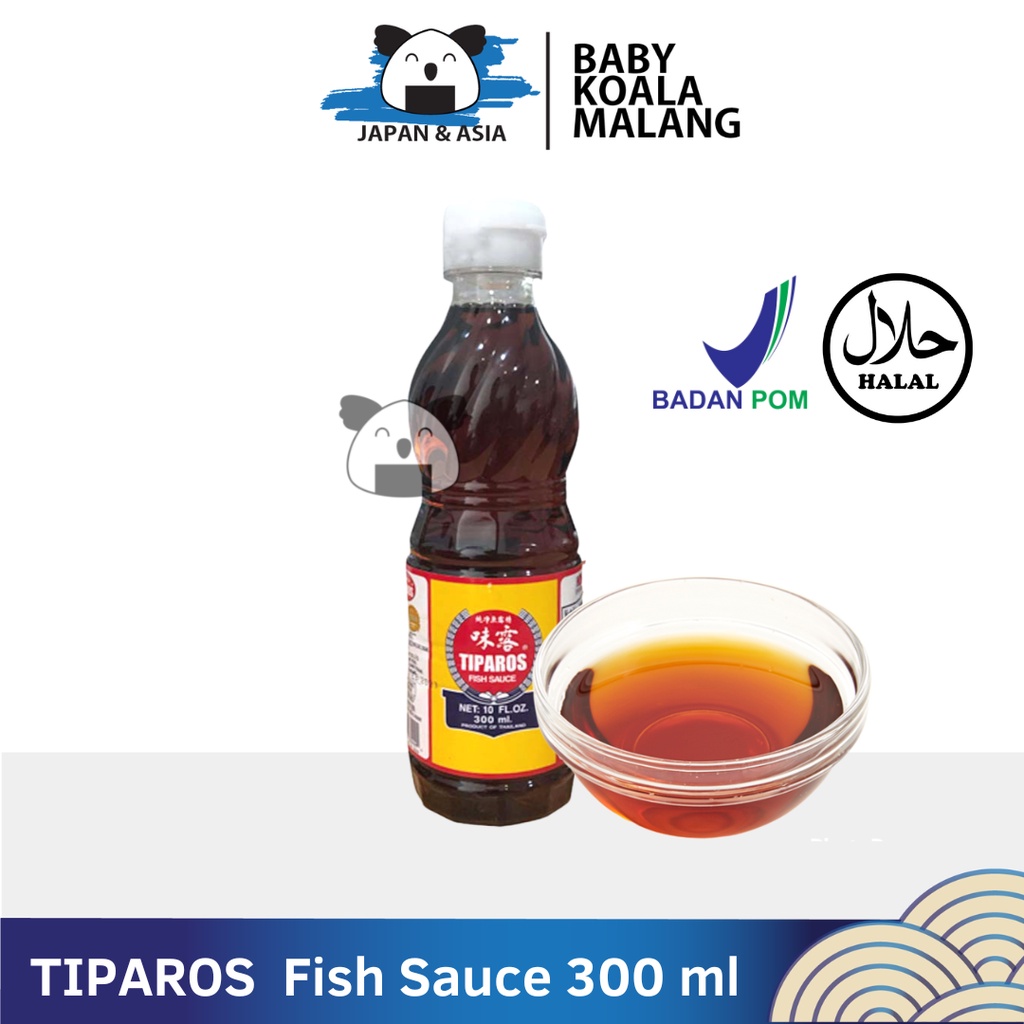 

TIPAROS Fish Sauce Kecap Ikan 300 ml Halal │ Saus Ikan Import Thailand