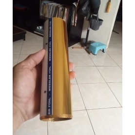 Kertas Foil emas roll (prada emas / gold prada) besar