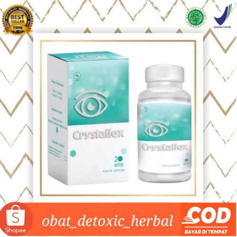 Crystallex Asli Original Obat Mata Minus Plus Katarak Herbal