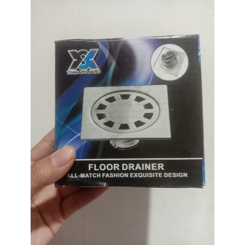 Floor Drain / Saringan Got Anti Bau / Kecoa 10 x 10 YSK / Floor Drain Saringan Got Kamar Mandi Avur Toilet Stainless Saringan WC / floor drain saringan got strainer lantai kamar mandi stainless  anti kecoa tikus motif kembang