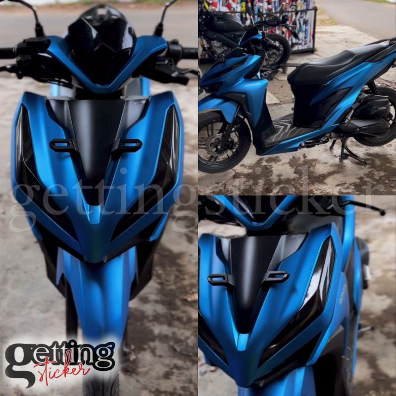 Jual Stiker Skotlet Biru Satin Sticker Chrome Doff Scotlet Metalik Dop Scotlite Krom Blue