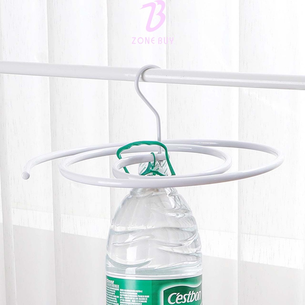 Gantungan Sprei Spiral Hanger Selimut Bulat Gantungan Jemuran Cucian Multifungsi