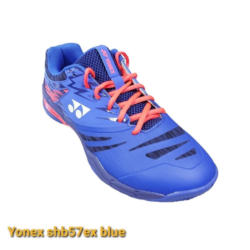 Sepatu badminton yonex shb 57 ex blue