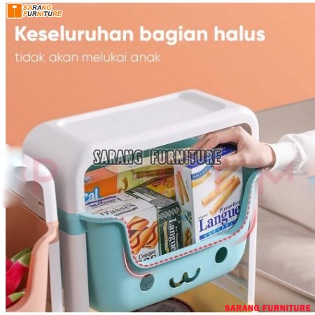 RAK MAINAN ANAK RAK RODA RAK DAPUR / RAK KAMAR MANDI / LAUNDRY RAK SERBAGUNA RAK SMRP TABITHA RAK SMART TABITHA LEMARI RAK