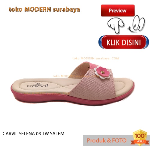 Sandal anak perempuan sandal casual slide CARVIL SELENA 03 TW