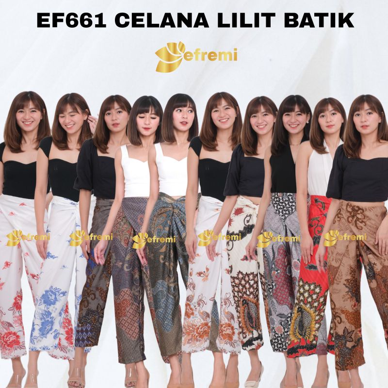 EF661 CELANA BATIK LILIT MODERN#CELANA WANITA
