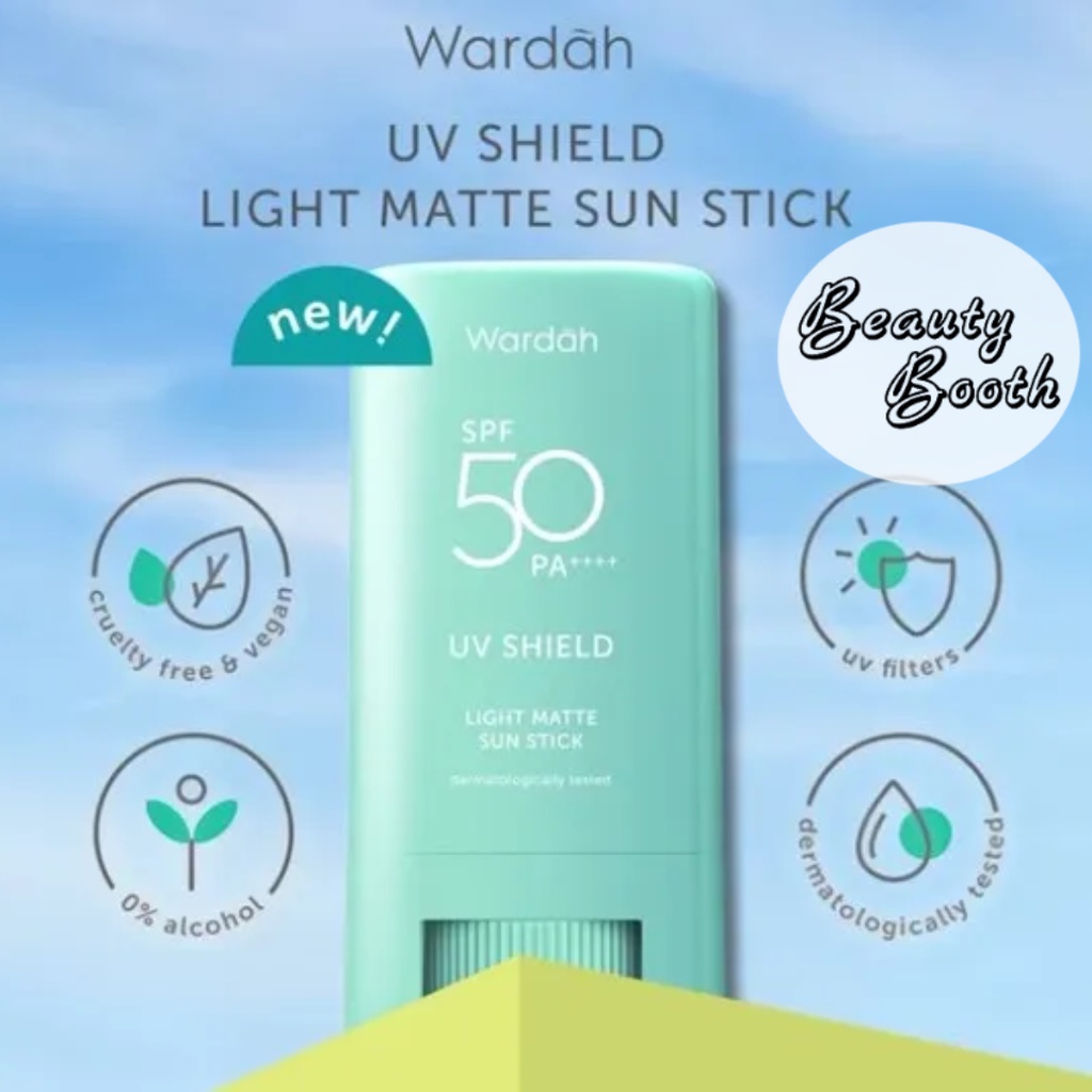 WARDAH UV Shield SPF50 Light Matte Sun Stick 22gr | Sunscreen Stick