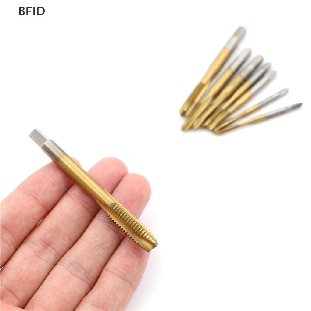 [BFID] M2/m2.5/m3/m3.5/m4/m5/m6/m8 HSS Metric Straight Suling Ulir Screw Tap Plug Tap [ID]