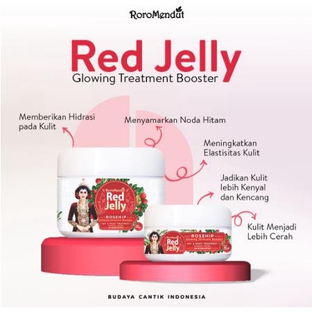 ^ KYRA ^ Roro Mendut Green Jelly Red Orange Glowing Skincare Booster Day And Night Treatment