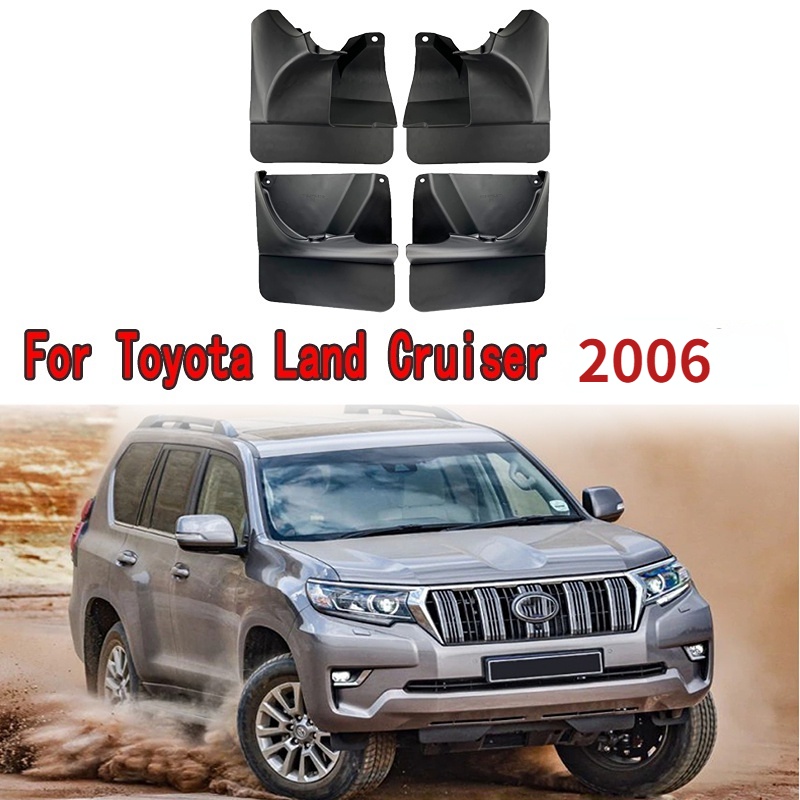 1set Flaps Lumpur Mobil Untuk Toyota Land Cruiser Prado FJ120 2006 Mudguards Splash Guard Fender Mudflaps Aksesoris