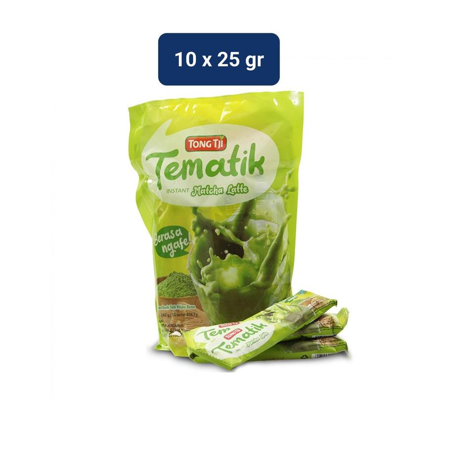 

trxp6P0b Tong Tji Tematik Matcha Latte isi 10 sachet x 25gr