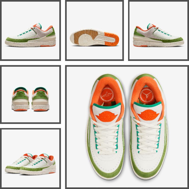 Sepatu Air Jordan 2 Retro Low Titan