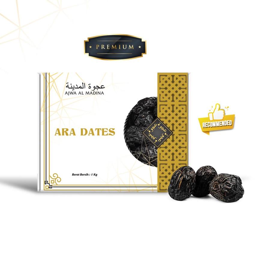 

Diskon[KF7]-Kurma Ajwa PREMIUM KEMTAN ARA DATES 1kg Original
