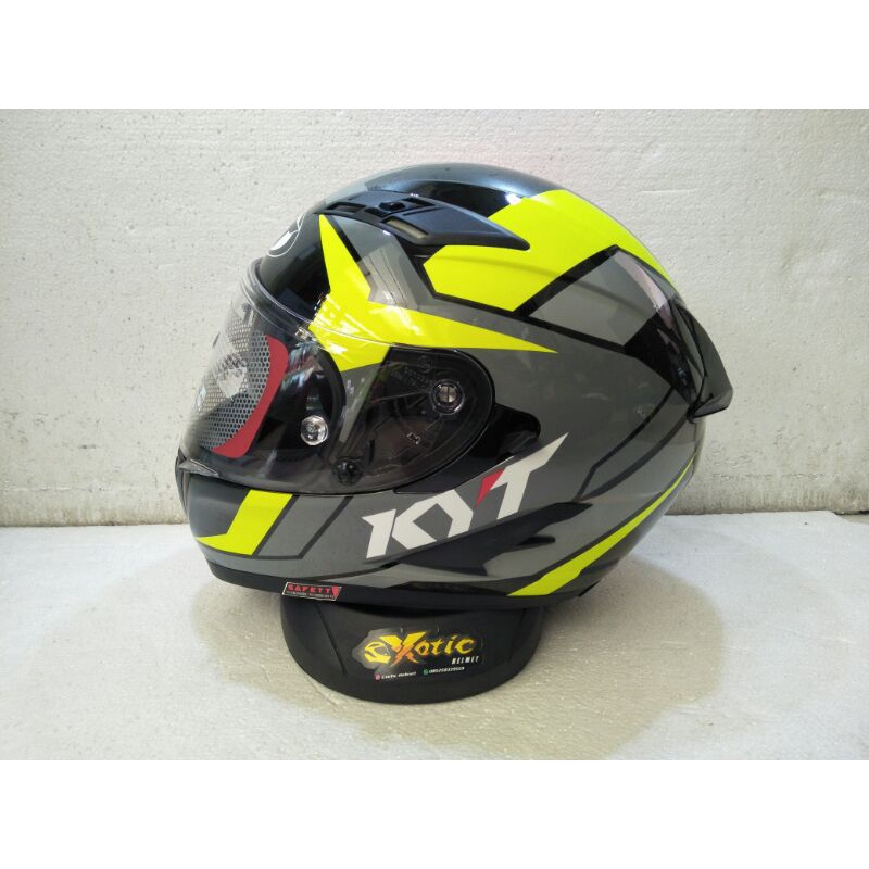 KYT FALCON FR RAID BLACK FUXIA YELLOW FLUO