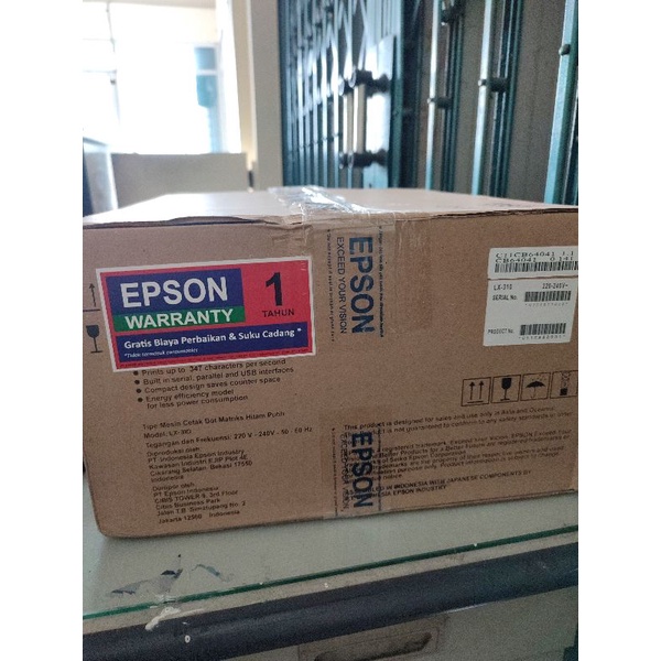 Printer EPSON LX-310 kondisi baru