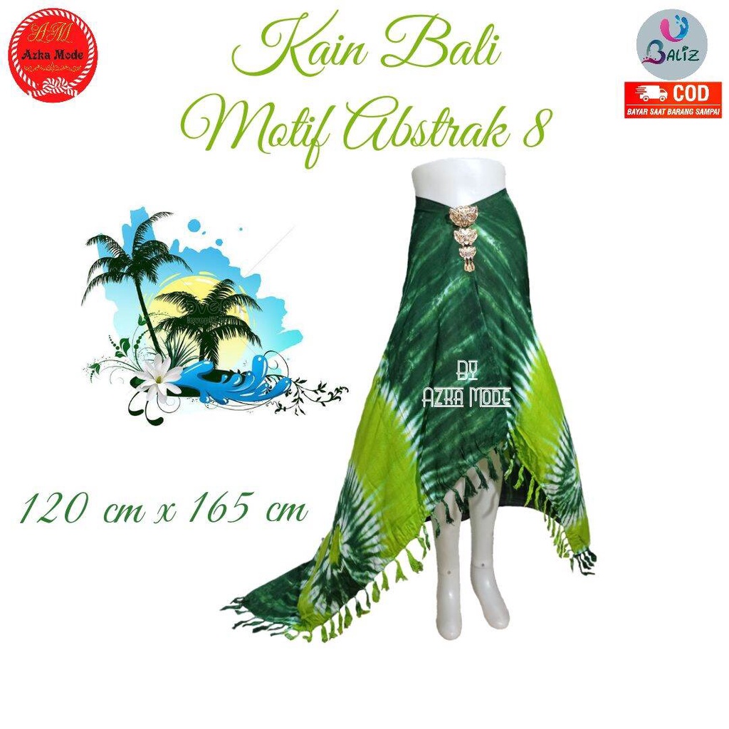 Kain Pantai Kain Bali Pantai - Kain Bali Motif Abstrak 8. rumbai Standar - Sarung Pantai SEMBILAN MODE - Sarung Bali - Kain Pantai - Kain Katun Jepang - Kain Untuk Hiasan Dinding - Kain Untuk Plafon Mobil Truk Dan Mobil 3/4 Lainnya