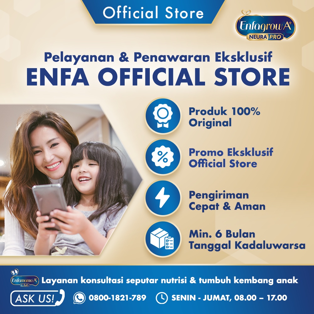 Enfagrow A+ 3 Susu Formula Anak 1 - 3 Tahun Vanila 3600 gr