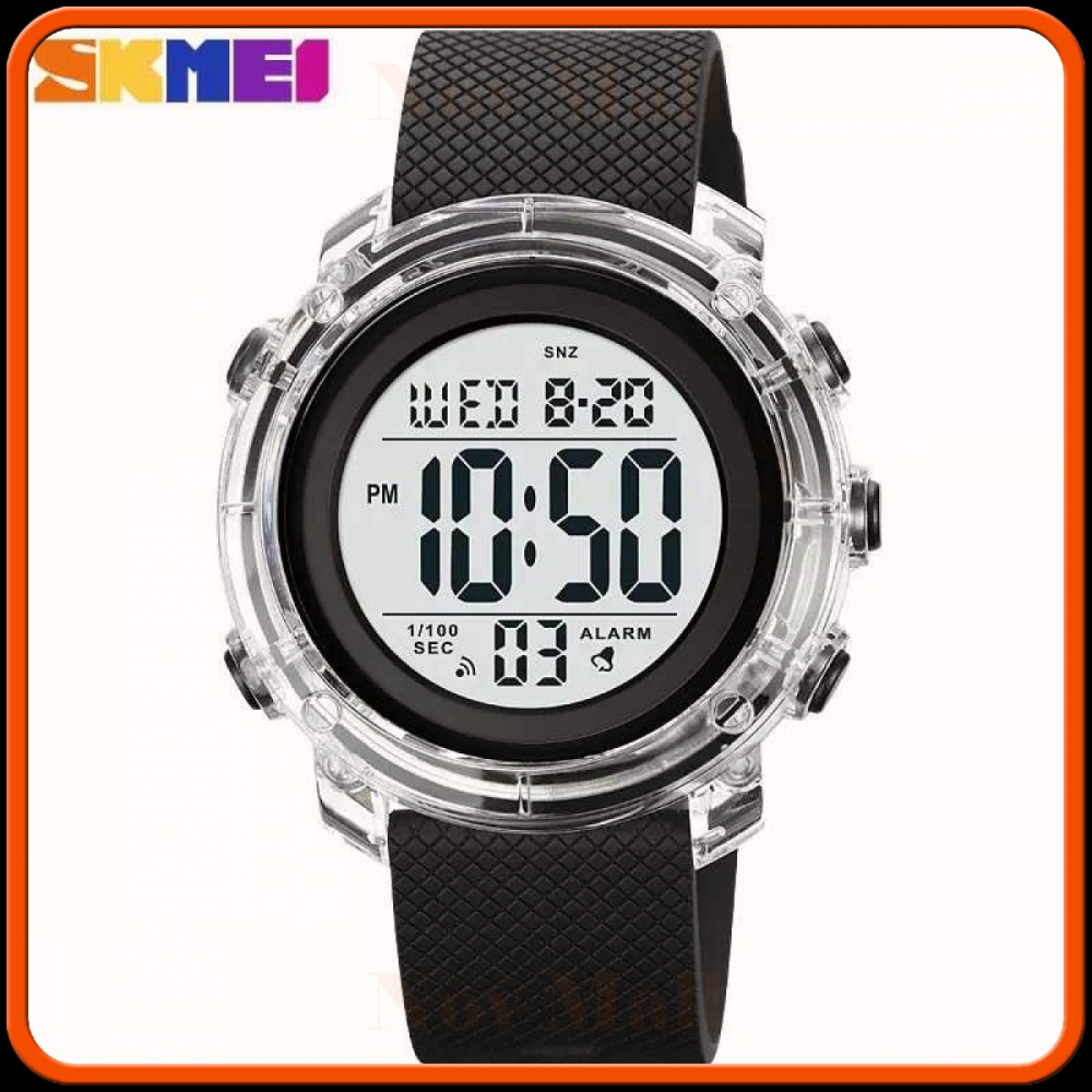 SKMEI Jam Tangan Pria Digital Sport Watch Alarm Waterproof LED Light - 1996