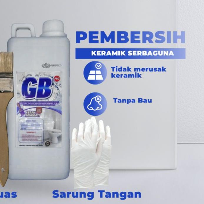 New | BMH|GB Pro Pembersih Kerak Keramik 1 Liter