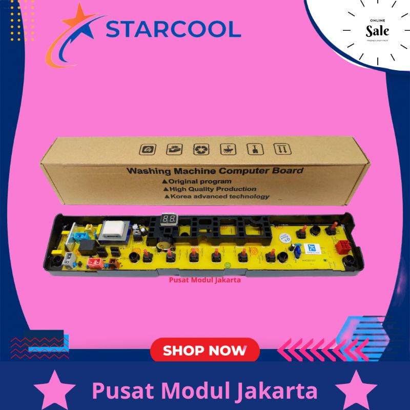 modul pcb mesin cuci ELECTROLUX EWT-705WN / EWT-105WN TOP LOADING