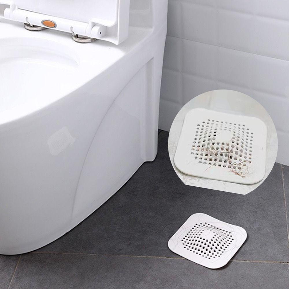 Populer 2Pcs Shower Drain Cover Kamar Mandi Dapur Rumah Tangga Selokan Aksesori Kamar Mandi Anti Bocor Penangkap Rambut