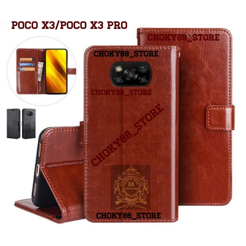 Case Dompet Poco X3 X3 Pro X3 GT M3 M3 Pro F3 F1 C40 flip Cover Magnet Xiaomi Casing Poco Softcase P