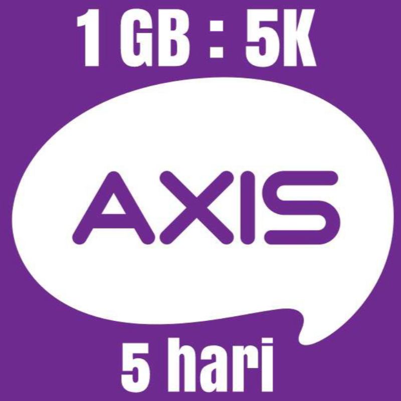 Axis 1 Gb kuota axis Berbagi 5 Hari Digital