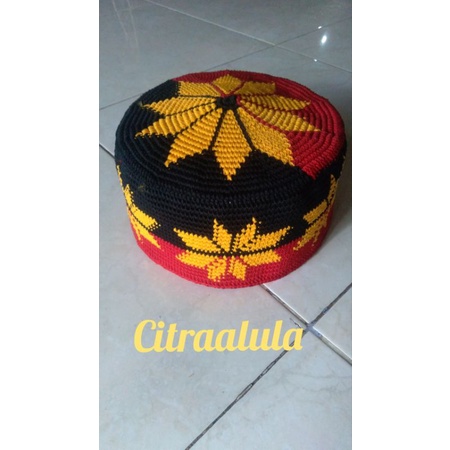 peci rajut yaman bintang kopyah dewasa