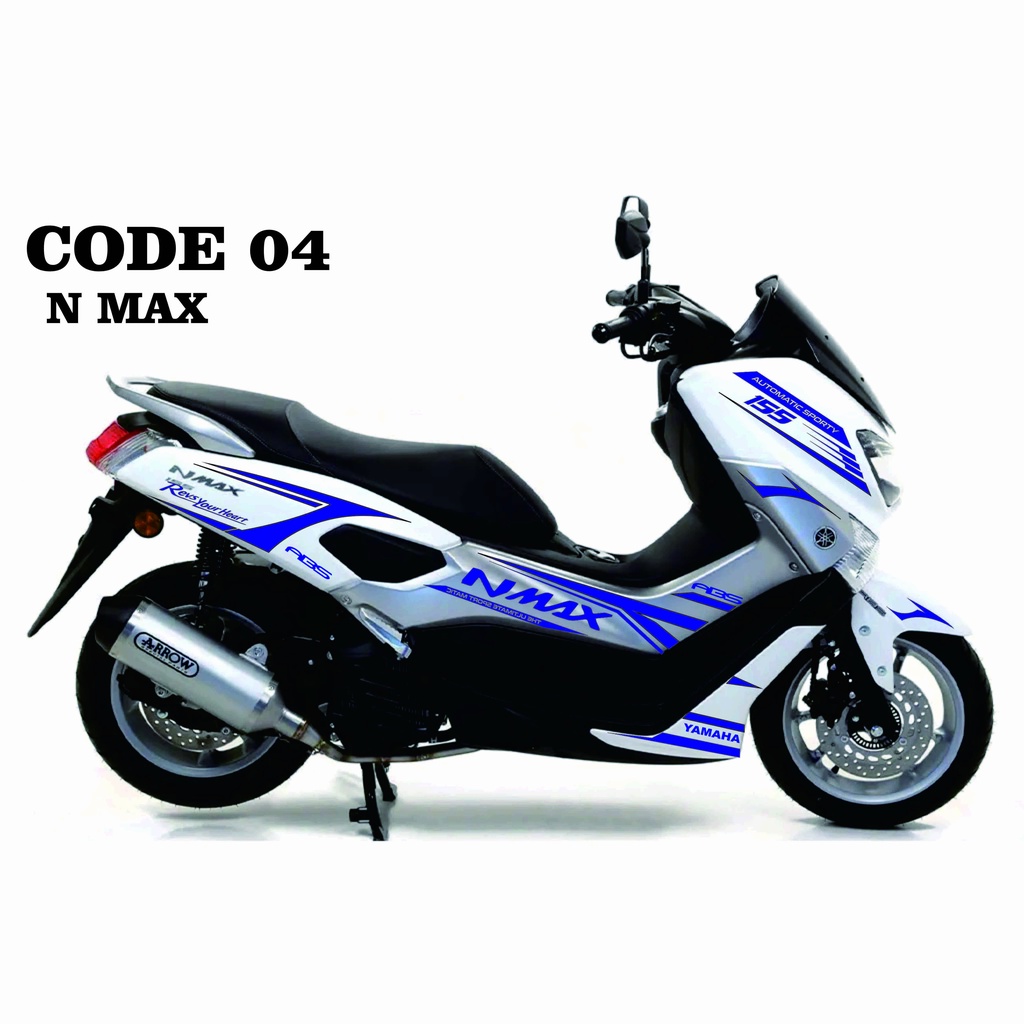 AKSESORIS YAMAHA N MAX, Stiker Cuting Striping List Body VARIASI MOTOR YAMAHA Nmax lama  #04