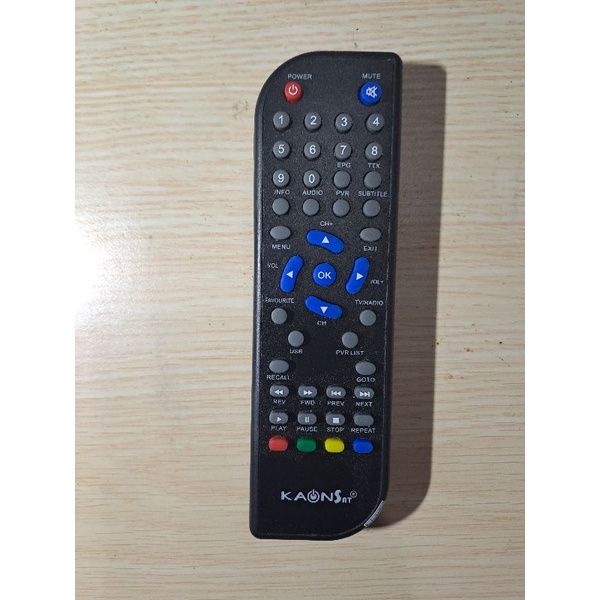 Remote STB set top box tv digital uhf kaonsat bonus baterai