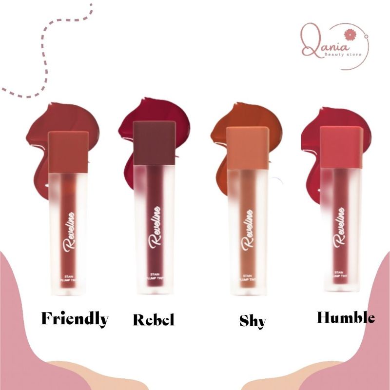 Jual REVELINE Stain Plump Tint/ lip tint reveline /lip stain reveline