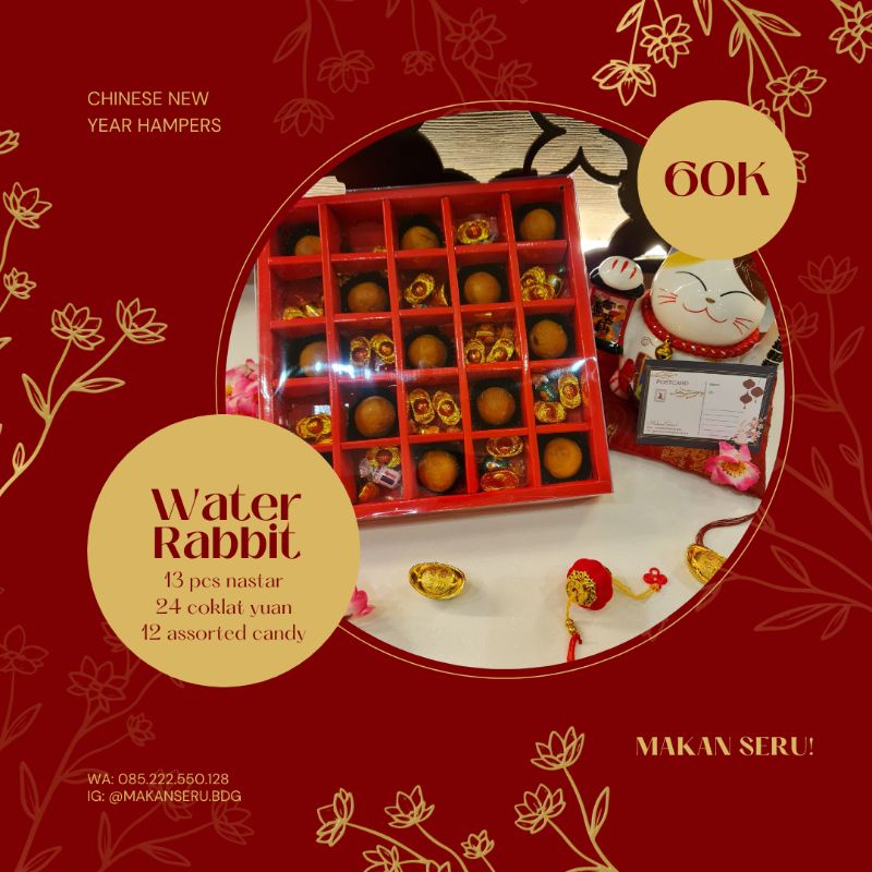 

Hampers Imlek Makan Seru "Water Rabbit" Nastar