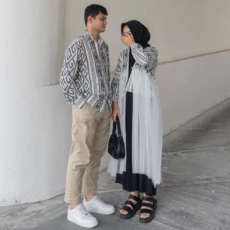baju tenun couple - set couple tenun - couple tenun - couple etnik - Baju tenun - baju etnik - outer