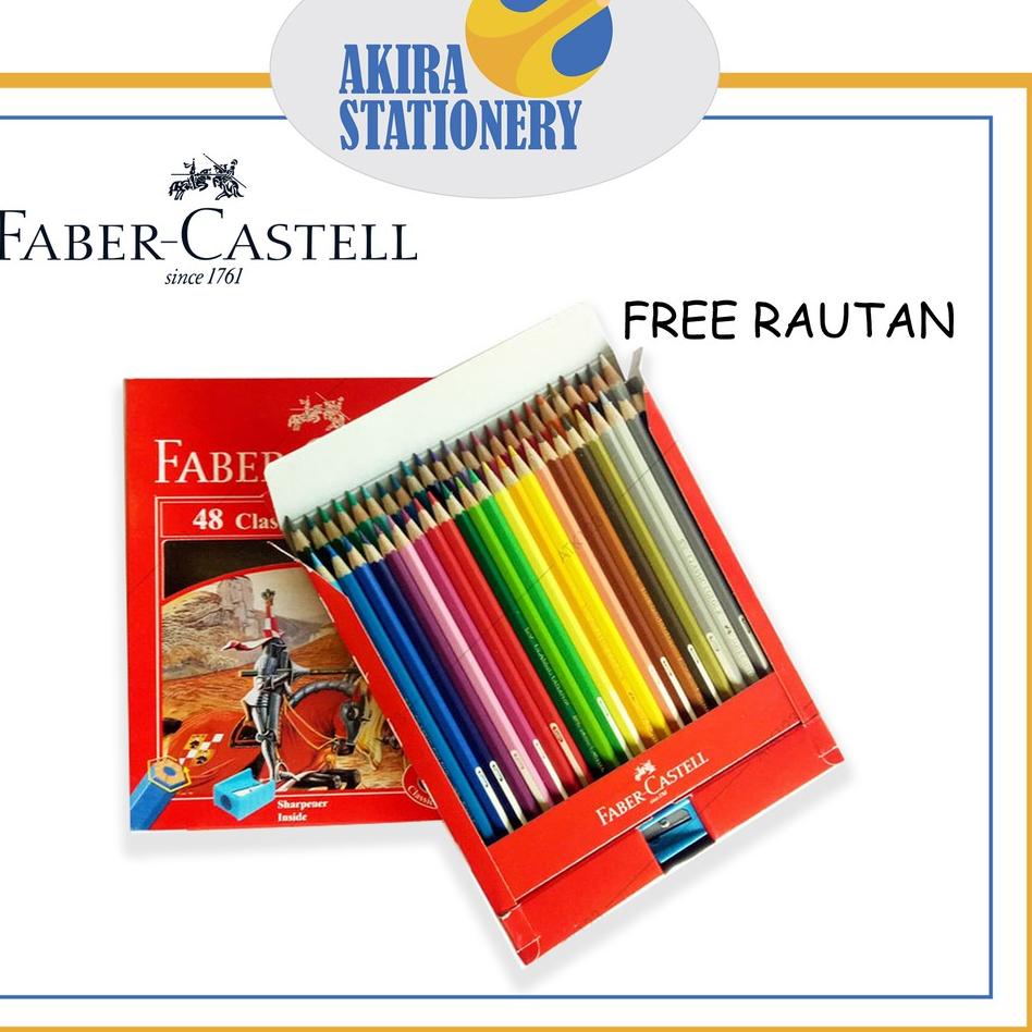 

국 COLOR PENCIL / PENSIL WARNA FABER CASTELL CLASSIC (48 WARNA) Hot Sale