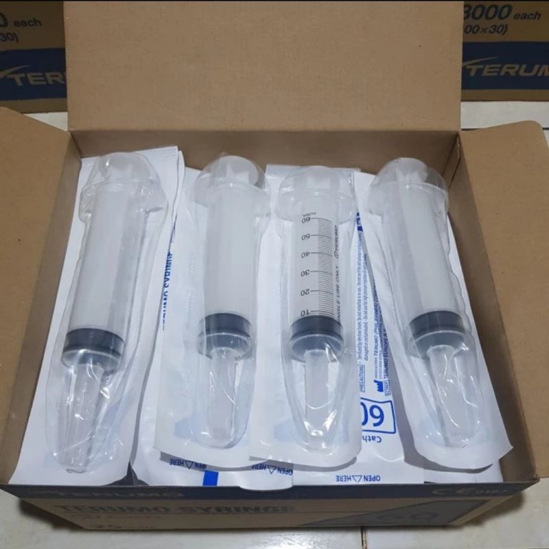 Spuit 60cc Lubang Tengah Terumo Syringe 60ml Terumo