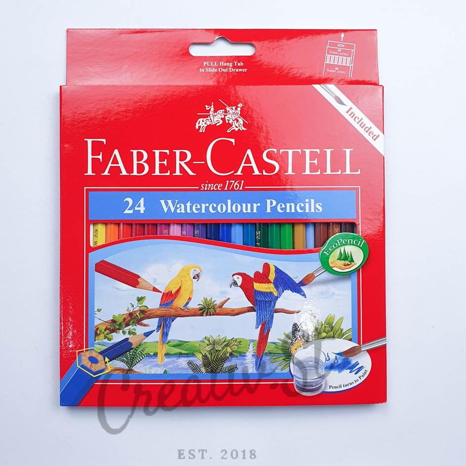 

민 Faber Castell Water Colour 24 Pensil Warna Aquarelle Hot Sale