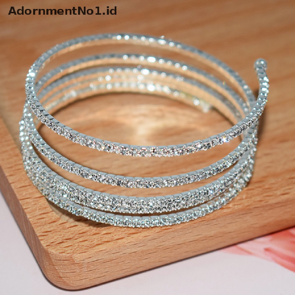 [AdornmentNo1] Gelang Mutiara Imitasi Multilayer Stretchable Pearl Bracelet Gelang Mutiara Untuk Wanita Hadiah Perhiasan Pengantin [ID]