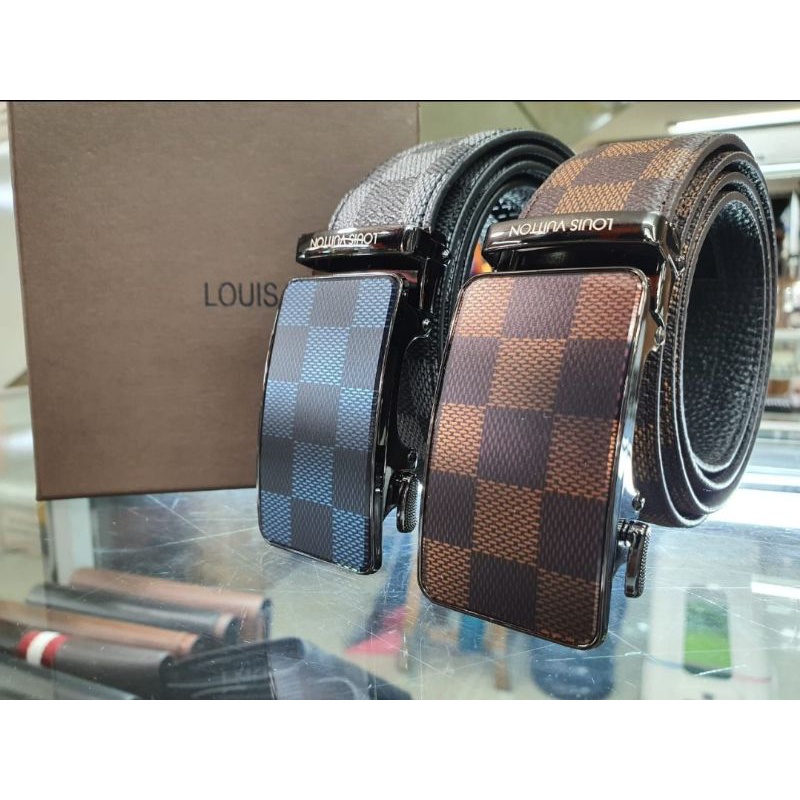 Ikat Pinggang Lv Damier Rel Gesper Sabuk Premium Quality