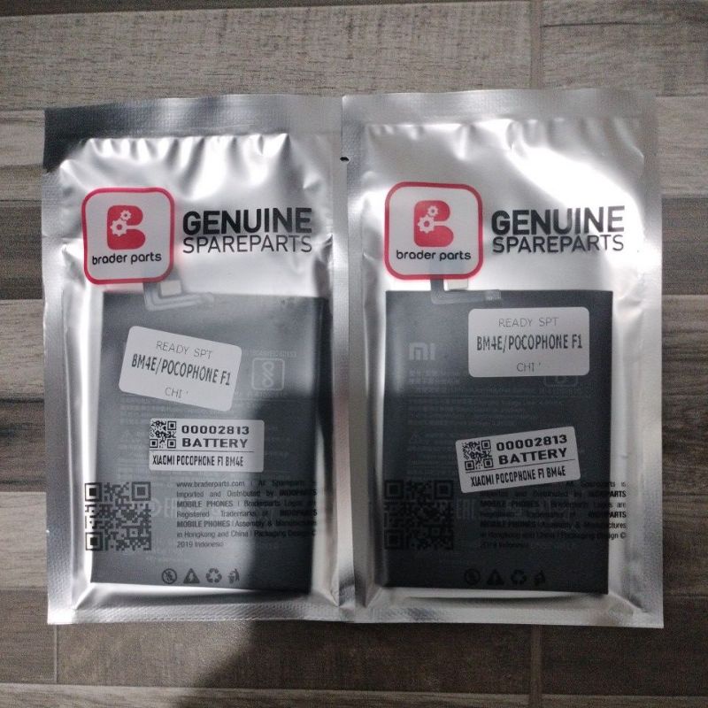 BATERAI/BATRE POCOPHONE F1/POCO F1/BM4E/ BRADER PART