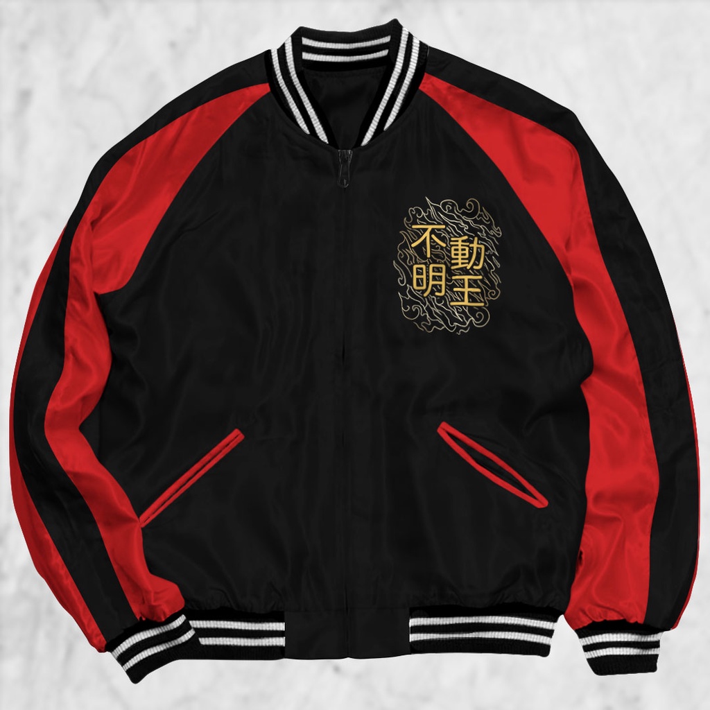 HIPNOP Jaket Sukajan Sablon Jaket Pria Wanita Distro Unisex Japan Premium Original