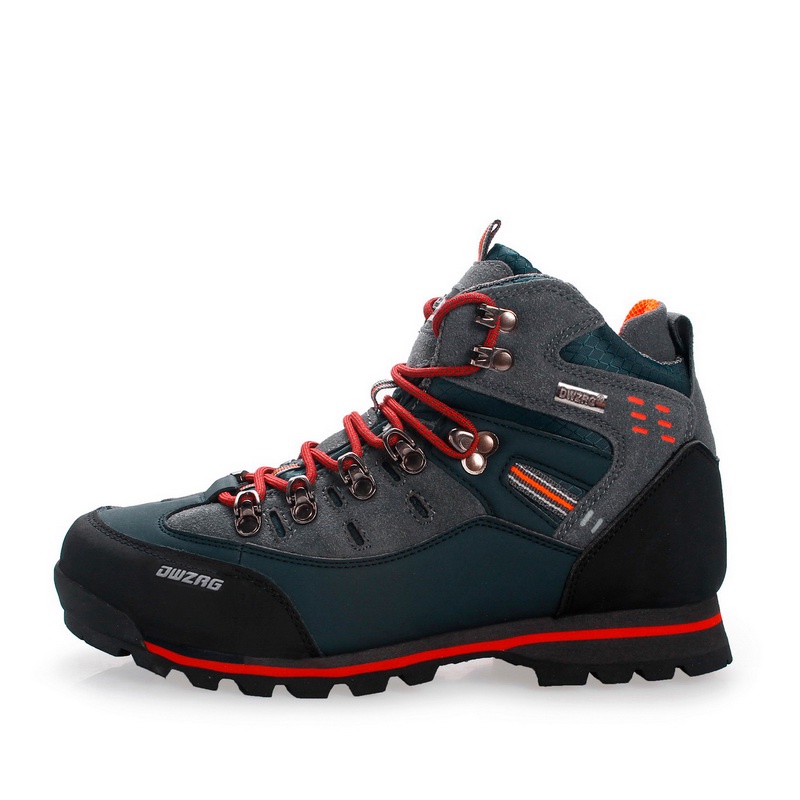 Import Klasik Premium Outdoor Sepatu Boots Tinggi Hiking Gunung Pria Cowok Adventure Mendaki Touring Kulit Asli Lentur Anti Slip Keren 242