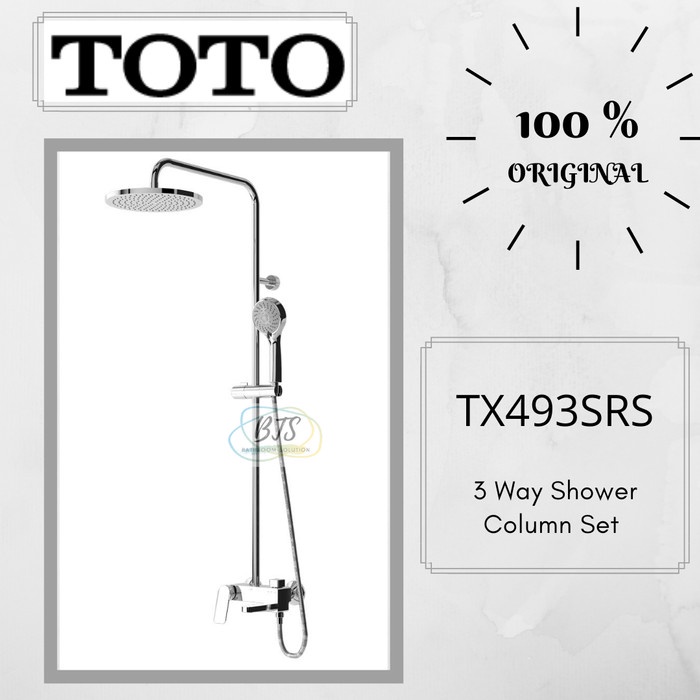 Keso Shower Tiang/Kepala Shower Toto Tx493Srs/Tx 493 Srs/Tx 493Srs/Tx493 Sr