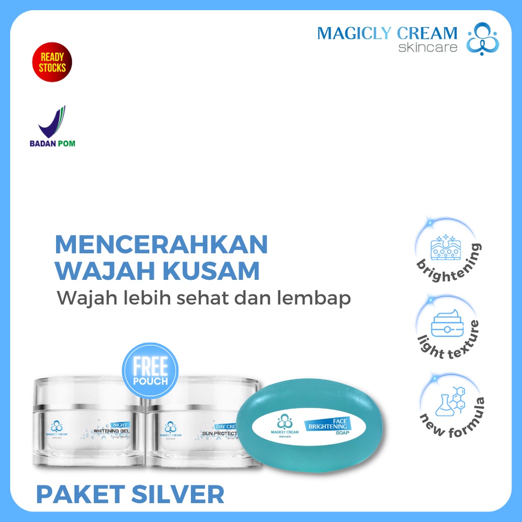 Paket Skincare | Perawatan Wajah Glowing | Skincare Basic untuk Remaja | Magicly Cream Skincare BPOM