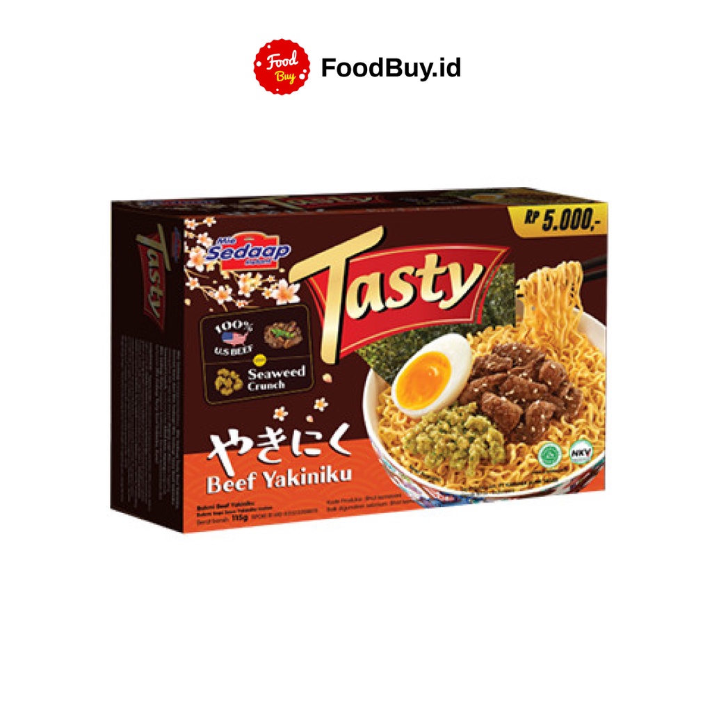 

Sedaap Tasty Mie Instan Beef Yakiniku 115 gr