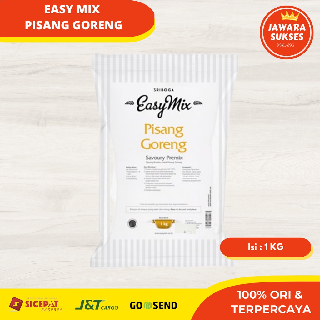 

Easy Mix Pisang Goreng 1kg | Sriboga Easymix Tepung pisang goreng