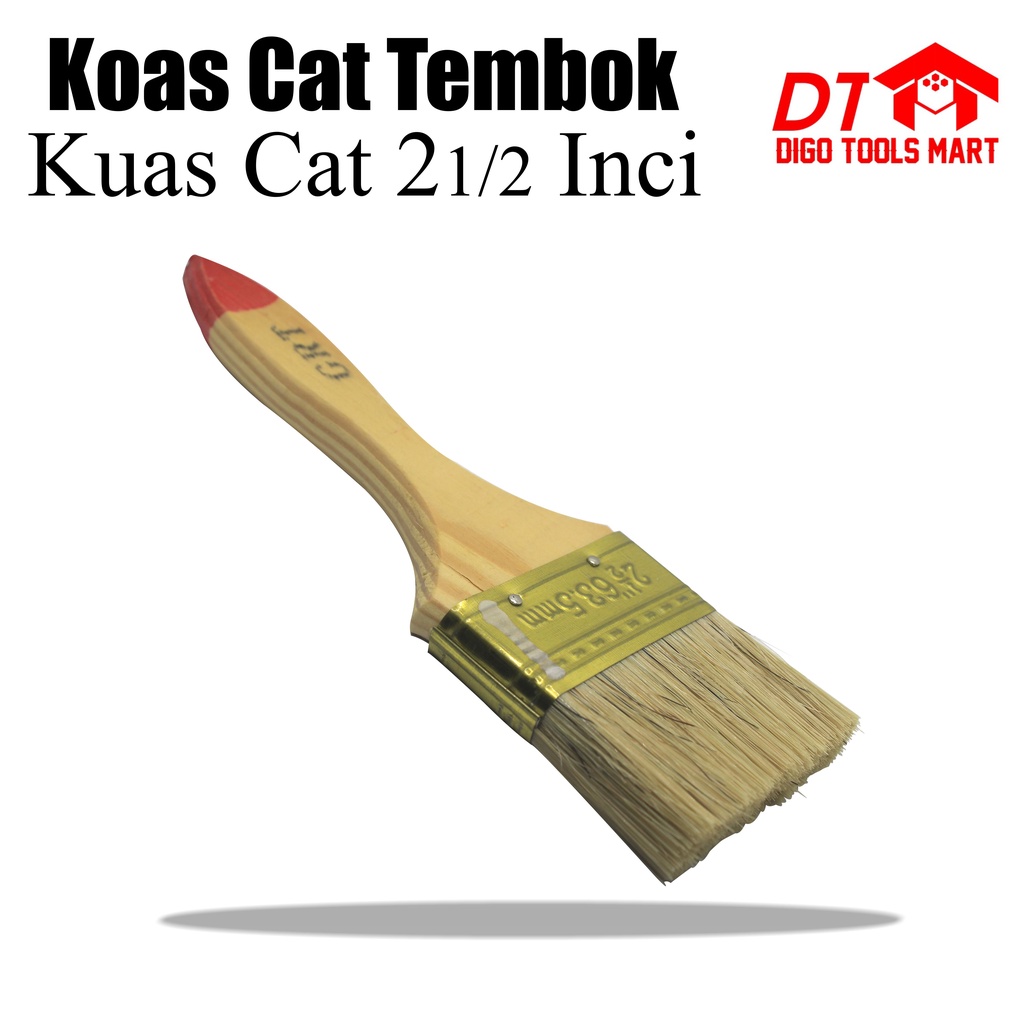 

Kuas Cat Koas cat Tembok 2,5 Inci