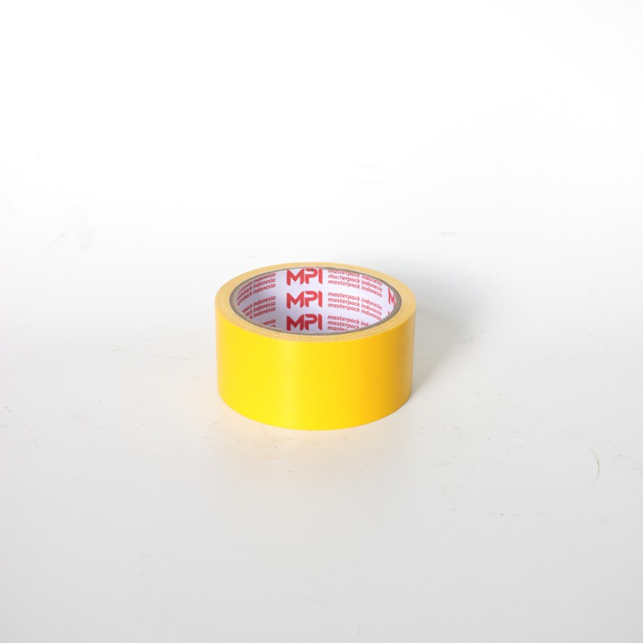 Lakban Kain Kuning MPI 2 INCH x 8 Meter MPI - Cloth Tape Yellow