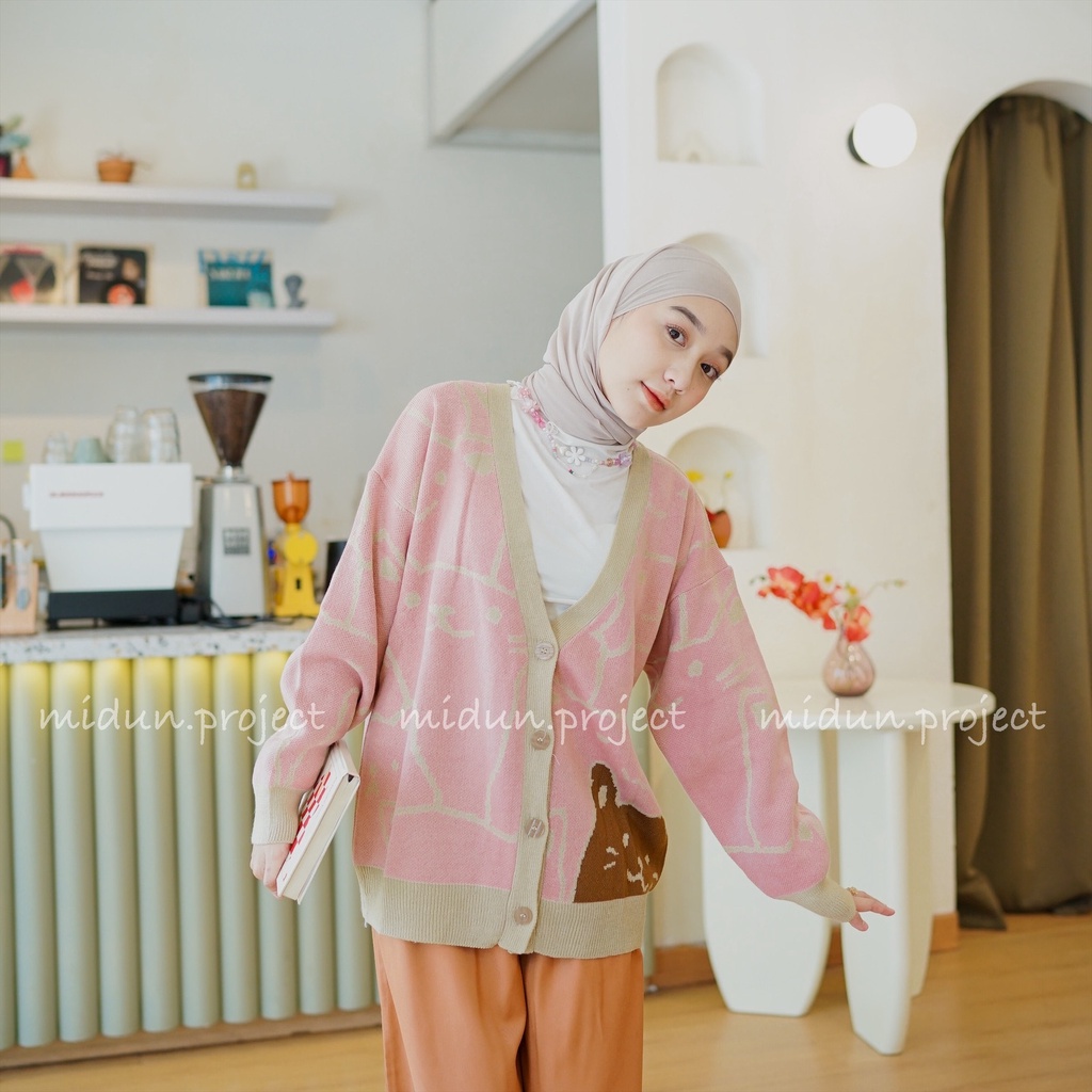 MOSSY CAT CARDY | CARDY RAJUT PREMIUM