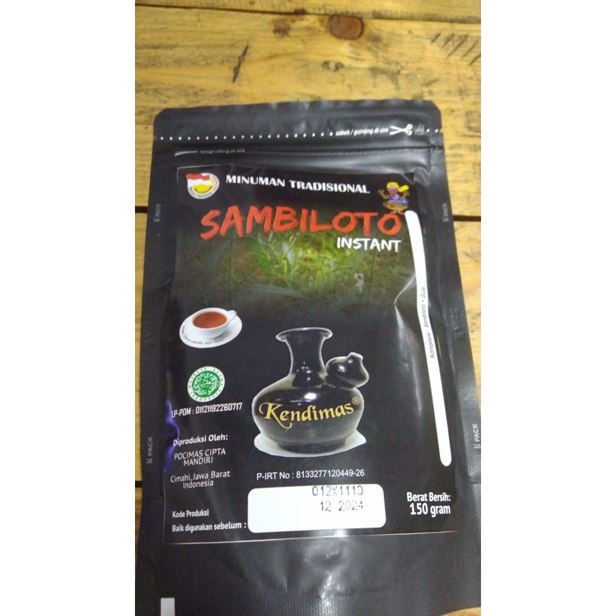 

minuman tradisional SAMBILOTO instan by kendimas 150g
